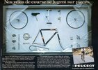Publicité vélo Peugeot PYFC 3 tubes carbone