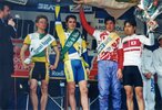 Podium de Pascal Deramé course Bordeaux-Saintes 1993