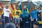 Podium de Sylvain Bolay course Bordeaux-Saintes cycliste 1991