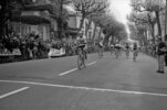 Arrivée de Roland Mercadier vainqueur de la course Bordeaux-Saintes (...)