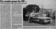Dominique Durand course Bordeaux-Saintes cycliste 1986 (Sud Ouest)