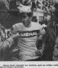 Podium de Jacques Bossis course Bordeaux-Saintes 1973 (photo Sud-Ouest)