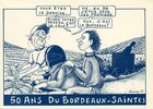 Carte humoristique pour le 50ème Bordeaux-saintes