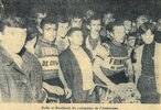 Pierre Beuffeuil et Jean Louis Bodin Critérium sur piste à Saintes en 1967
