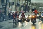 Les Vendée U en démonstration course cycliste Bordeaux Saintes 1994
