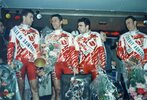 Podium Vendée U course cycliste Bordeaux Saintes 1994