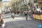 Un coureur échappé au dernier passage Bordeaux-Saintes 2022
