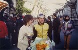 Podium de Marino Vérardo course Bordeaux-Saintes 1983