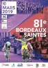 Affiche Bordeaux-Saintes 2019